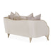 AICO Malibu Crest Loveseat in Chardonnay - Furniture Land (Milwaukee, WI)