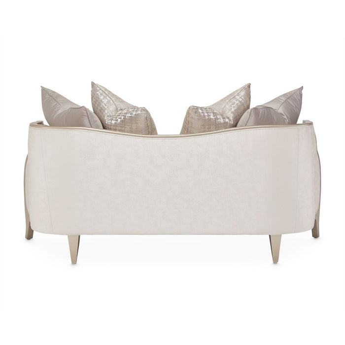 AICO Malibu Crest Loveseat in Chardonnay - Furniture Land (Milwaukee, WI)