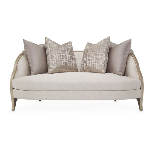 AICO Malibu Crest Loveseat in Chardonnay - Furniture Land (Milwaukee, WI)