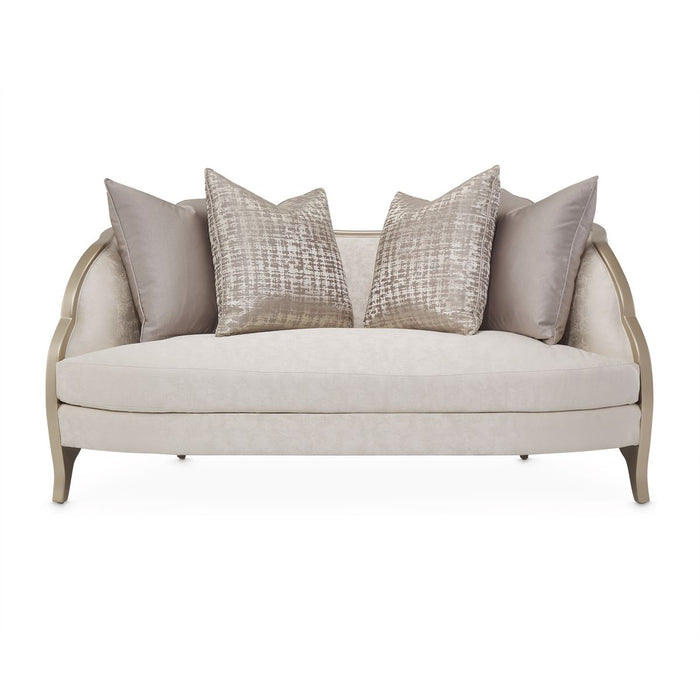AICO Malibu Crest Loveseat in Chardonnay - Furniture Land (Milwaukee, WI)