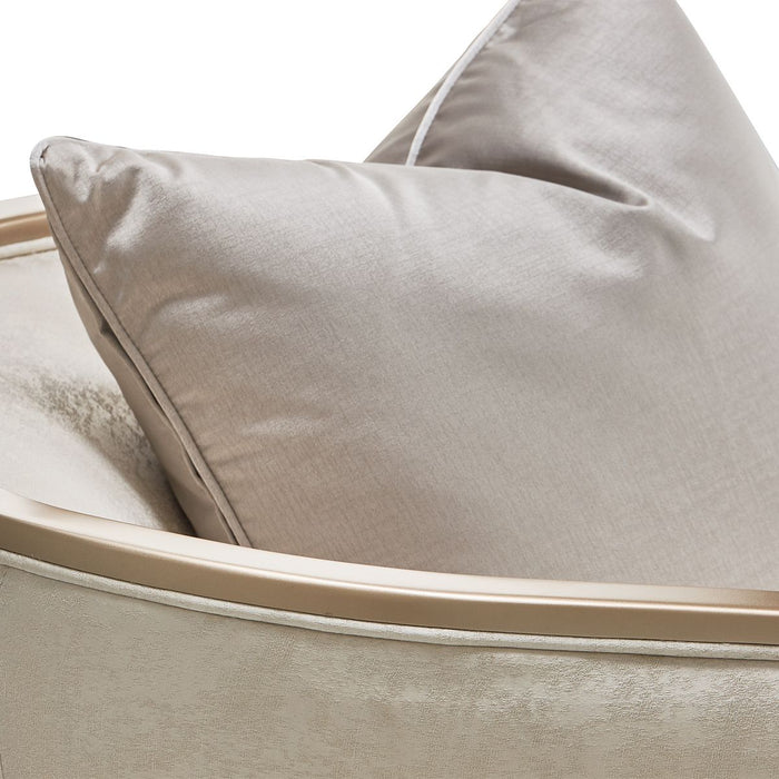 AICO Malibu Crest Chair in Chardonnay - Furniture Land (Milwaukee, WI)