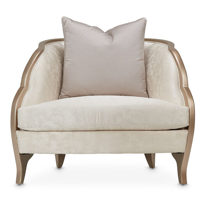 AICO Malibu Crest Chair in Chardonnay - Furniture Land (Milwaukee, WI)