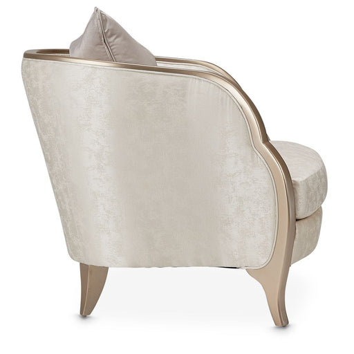 AICO Malibu Crest Chair in Chardonnay - Furniture Land (Milwaukee, WI)