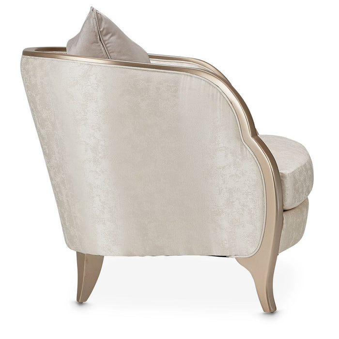 AICO Malibu Crest Chair in Chardonnay - Furniture Land (Milwaukee, WI)