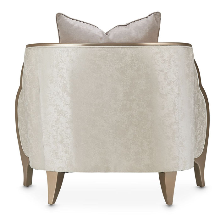 AICO Malibu Crest Chair in Chardonnay - Furniture Land (Milwaukee, WI)