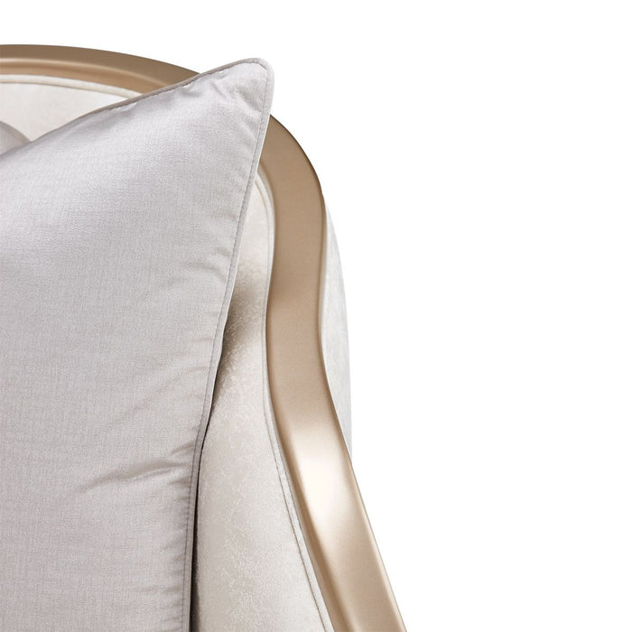 AICO Malibu Crest Chair & A Half in Chardonnay - Furniture Land (Milwaukee, WI)
