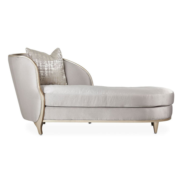 AICO Malibu Crest Chaise in Chardonnay - Furniture Land (Milwaukee, WI)