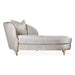 AICO Malibu Crest Chaise in Chardonnay - Furniture Land (Milwaukee, WI)
