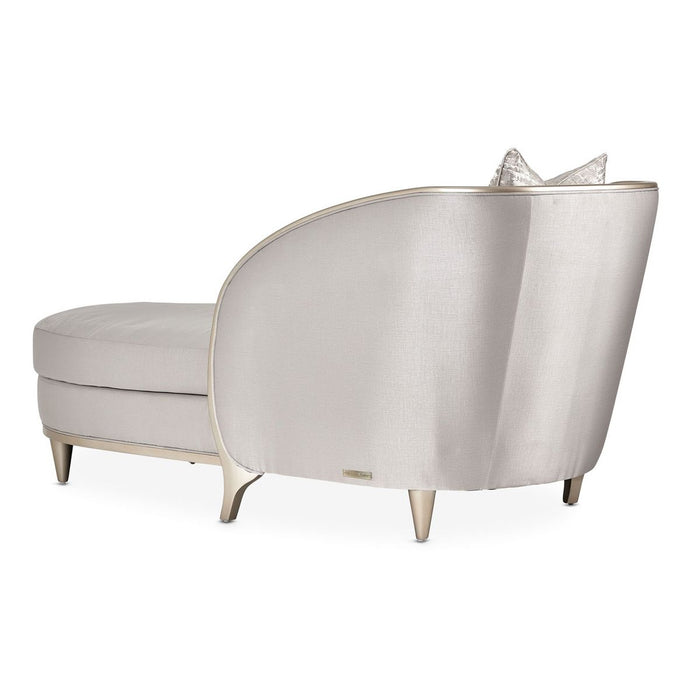 AICO Malibu Crest Chaise in Chardonnay - Furniture Land (Milwaukee, WI)