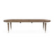 AICO Villa Cherie 4 Leg Oval Dining Table in Hazelnut - Furniture Land (Milwaukee, WI)