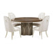 AICO Villa Cherie Round Dining Table in Hazelnut - Furniture Land (Milwaukee, WI)