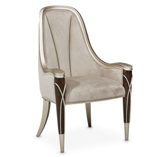 AICO Villa Cherie Arm Chair in Hazelnut - Furniture Land (Milwaukee, WI)