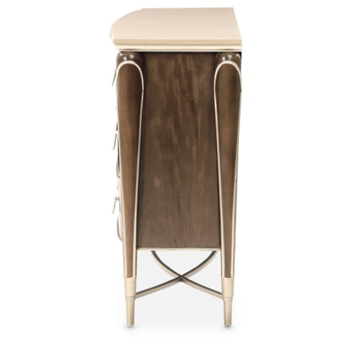 AICO Villa Cherie Dresser in Hazelnut - Furniture Land (Milwaukee, WI)
