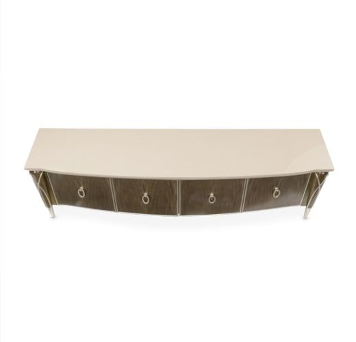 AICO Villa Cherie Media Cabinet in Hazelnut - Furniture Land (Milwaukee, WI)