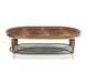 AICO Villa Cherie Oval Cocktail Table in Hazelnut - Furniture Land (Milwaukee, WI)