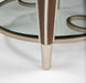 AICO Villa Cherie End Table in Hazelnut - Furniture Land (Milwaukee, WI)
