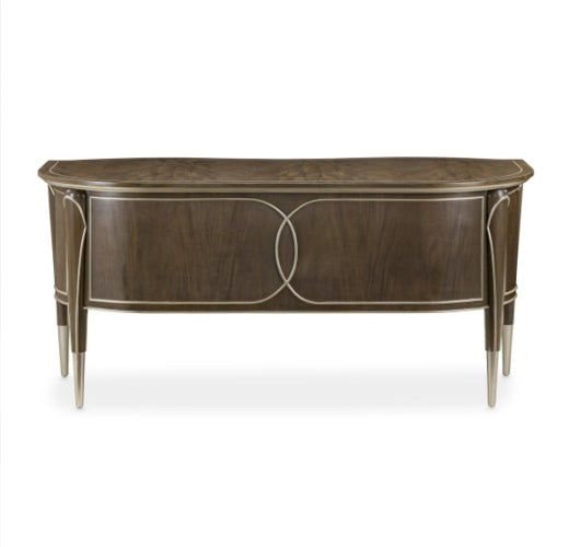 AICO Villa Cherie Desk in Hazelnut - Furniture Land (Milwaukee, WI)