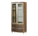 AICO Villa Cherie Display Cabinet in Hazelnut - Furniture Land (Milwaukee, WI)