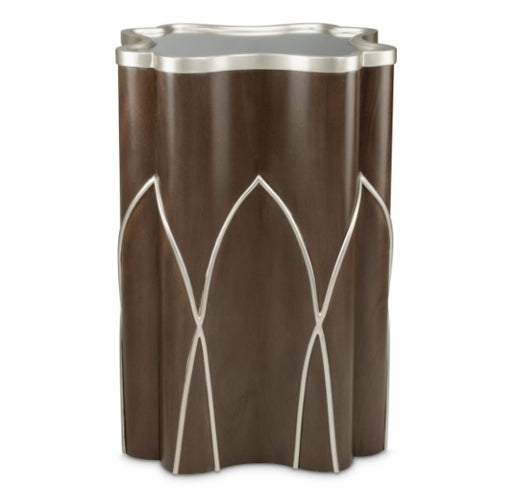 AICO Villa Cherie Chairside Table in Hazelnut - Furniture Land (Milwaukee, WI)
