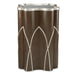 AICO Villa Cherie Chairside Table in Hazelnut - Furniture Land (Milwaukee, WI)