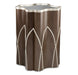 AICO Villa Cherie Chairside Table in Hazelnut - Furniture Land (Milwaukee, WI)