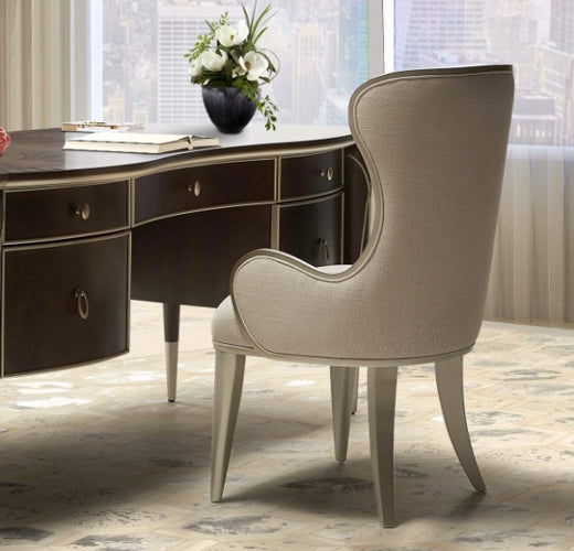 AICO Villa Cherie Desk Chair in Hazelnut - Furniture Land (Milwaukee, WI)