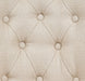 AICO Villa Cherie Tufted Vanity Chair in Hazelnut - Furniture Land (Milwaukee, WI)