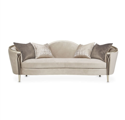 AICO Villa Cherie Sofa in Hazelnut - Furniture Land (Milwaukee, WI)
