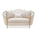AICO Villa Cherie Loveseat in Caramel - Furniture Land (Milwaukee, WI)