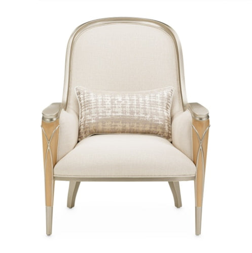 AICO Villa Cherie Accent Chair in Caramel - Furniture Land (Milwaukee, WI)