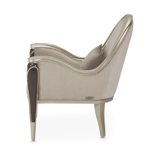 AICO Villa Cherie Accent Chair in Hazelnut - Furniture Land (Milwaukee, WI)