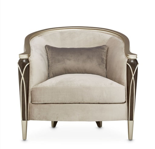 AICO Villa Cherie Matching Accent Chair in Hazelnut - Furniture Land (Milwaukee, WI)