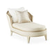 AICO Villa Cherie Chaise in Caramel - Furniture Land (Milwaukee, WI)