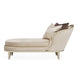 AICO Villa Cherie Chaise in Hazelnut - Furniture Land (Milwaukee, WI)