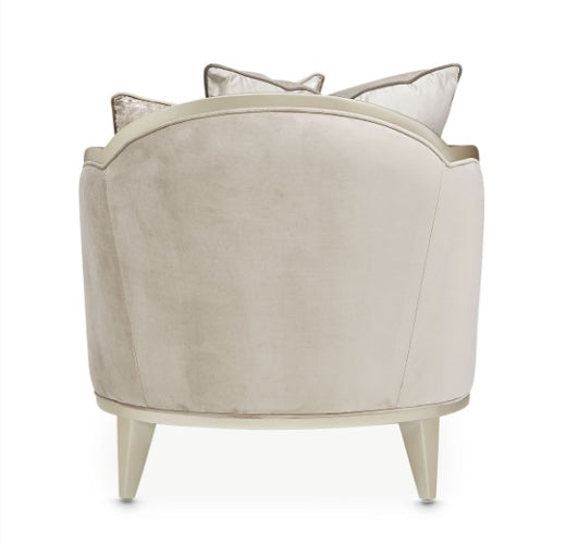 AICO Villa Cherie Chaise in Hazelnut - Furniture Land (Milwaukee, WI)