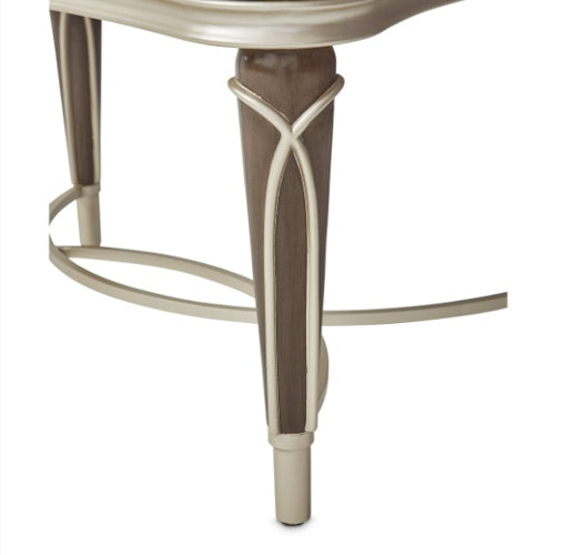 AICO Villa Cherie Ottoman in Hazelnut - Furniture Land (Milwaukee, WI)