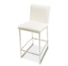 AICO Furniture State St.Counter Height Chair in Glossy White - Furniture Land (Milwaukee, WI)