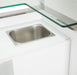 AICO Furniture State St. Bar Table in Glossy White - Furniture Land (Milwaukee, WI)