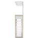 AICO Furniture State St. Wall Bar in Glossy White - Furniture Land (Milwaukee, WI)