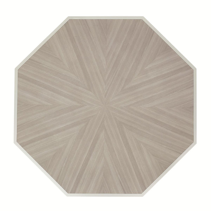 AICO Lanterna Octagon Dining Table in Silver Mist - Furniture Land (Milwaukee, WI)