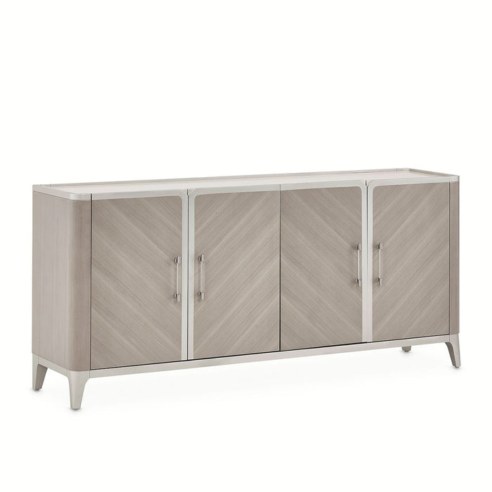 AICO Lanterna Sideboard in Silver Mist - Furniture Land (Milwaukee, WI)