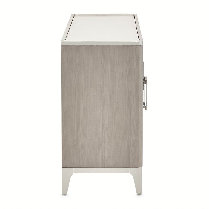AICO Lanterna Sideboard in Silver Mist - Furniture Land (Milwaukee, WI)