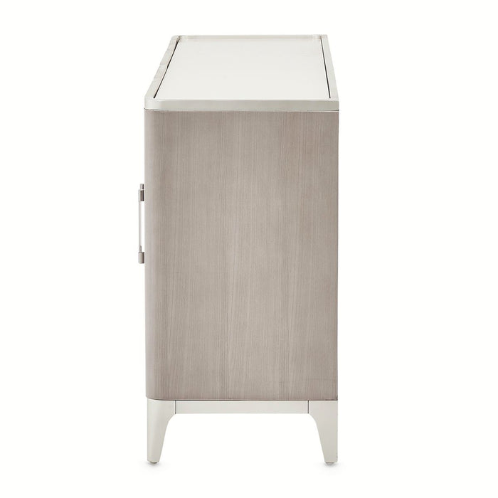 AICO Lanterna Sideboard in Silver Mist - Furniture Land (Milwaukee, WI)