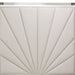 AICO Penthouse/Lanterna King Canopy Channel Tufted Upholstered Bed in Silver Mist - Furniture Land (Milwaukee, WI)
