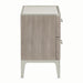 AICO Lanterna Nightstand in Silver Mist - Furniture Land (Milwaukee, WI)