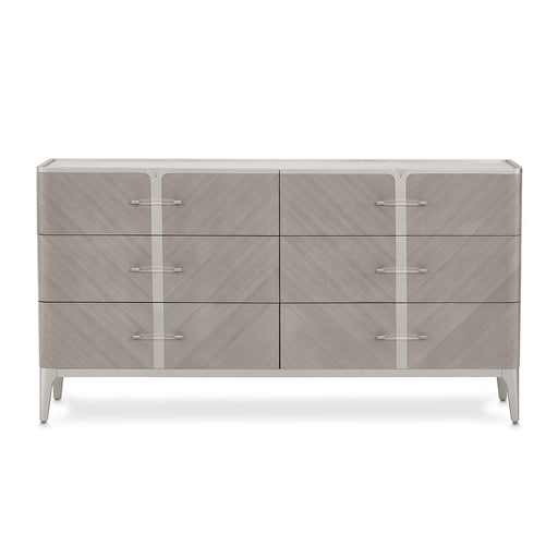 AICO Lanterna Dresser in Silver Mist - Furniture Land (Milwaukee, WI)