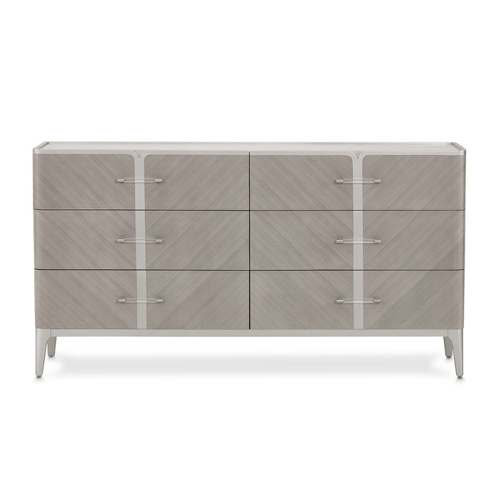 AICO Lanterna Dresser in Silver Mist - Furniture Land (Milwaukee, WI)