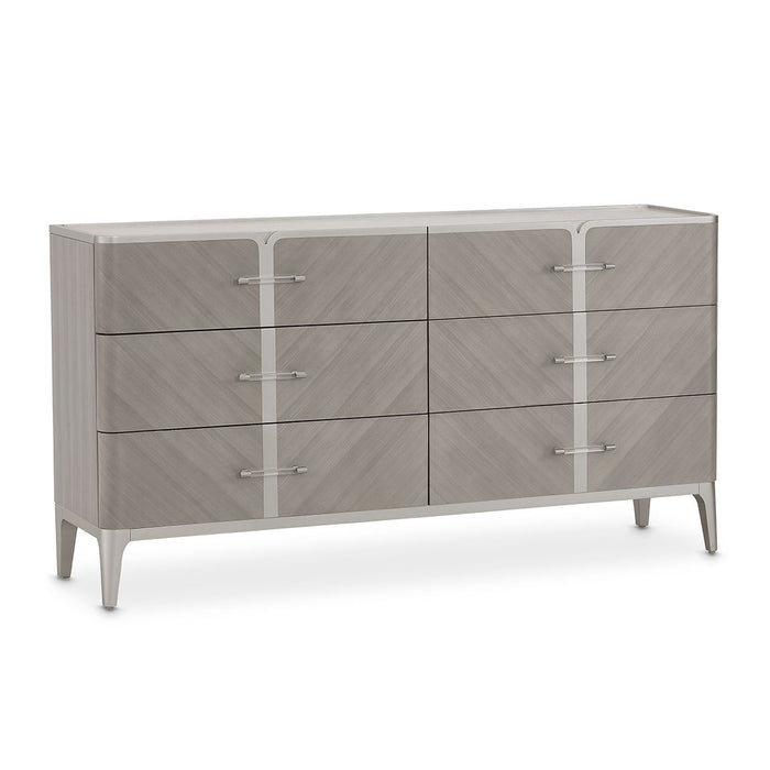 AICO Lanterna Dresser in Silver Mist - Furniture Land (Milwaukee, WI)
