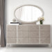 AICO Lanterna Dresser Mirror in Silver Mist - Furniture Land (Milwaukee, WI)