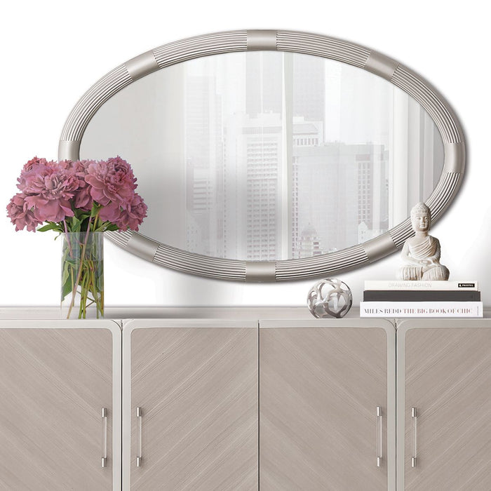 AICO Lanterna Sideboard Mirror in Silver Mist - Furniture Land (Milwaukee, WI)